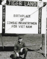 Jack Murphy at Tiger Land at Fort Polk, Louisiana